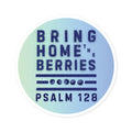 Round Sticker — BHtB PSLM 128 - BLU - FADE LT GRN BLU