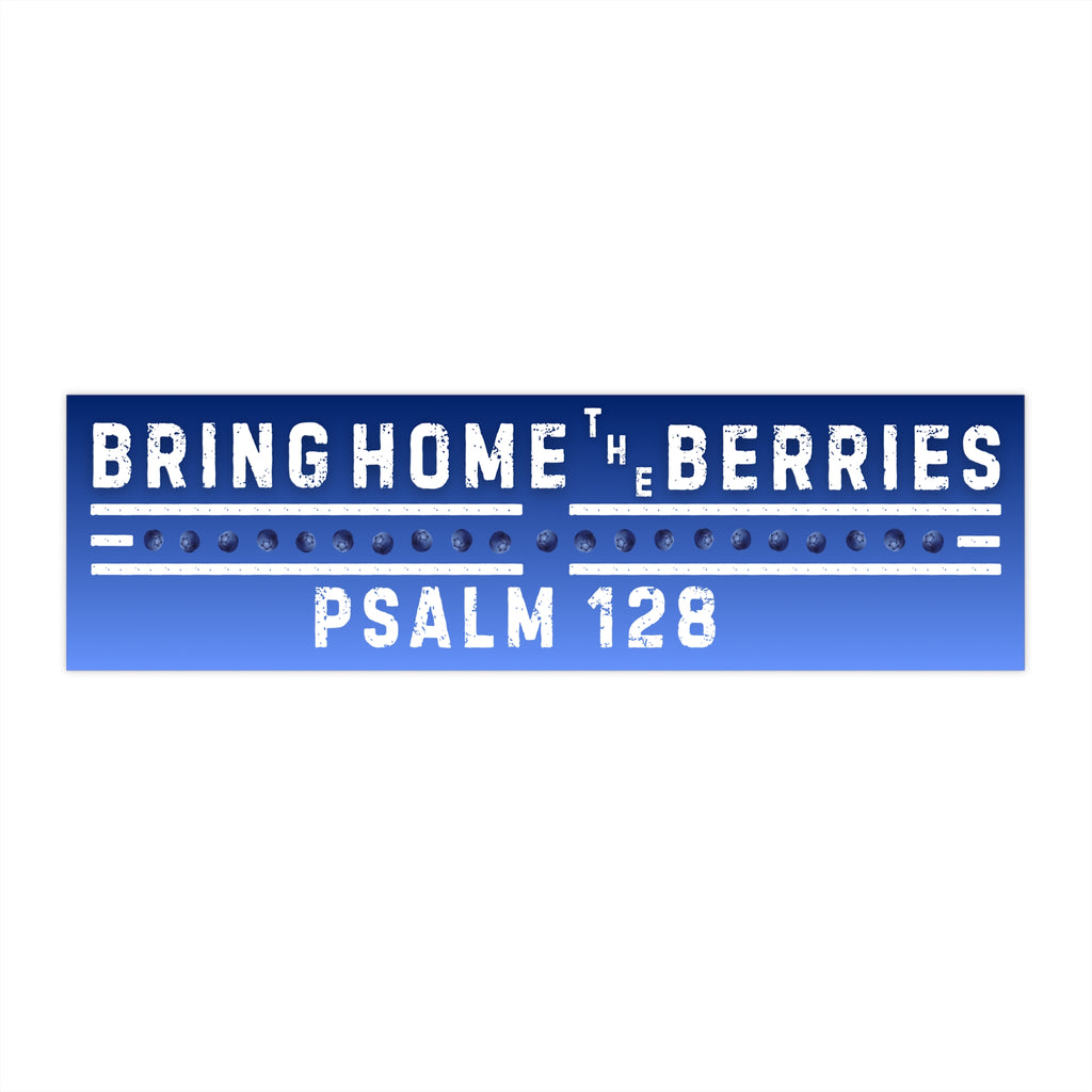 Bumper Sticker - BHtB PSLM 128 WHT w/ BB - BLU FADE