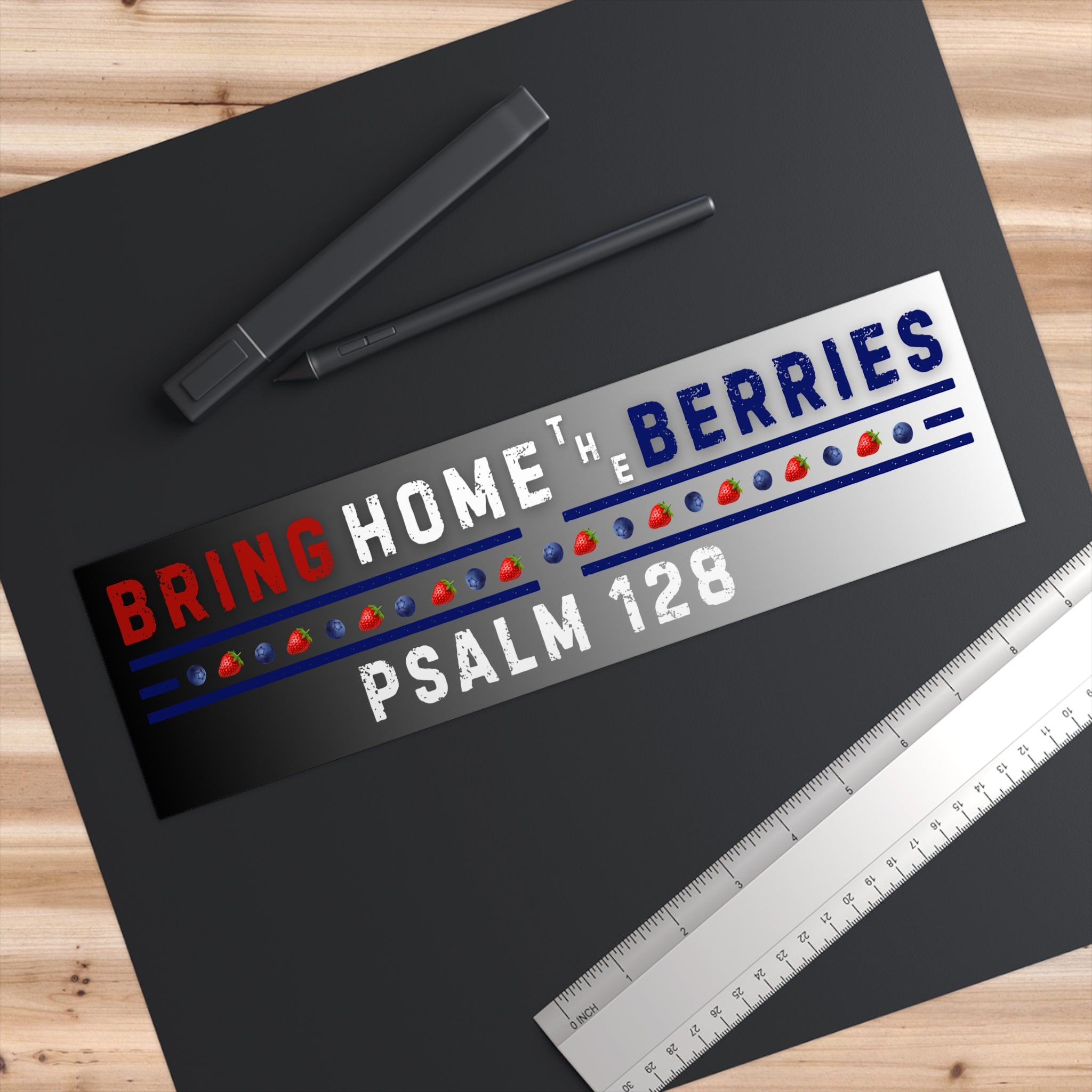 Bumper Sticker - BHtB PSLM 128 RWB - B&W FADE