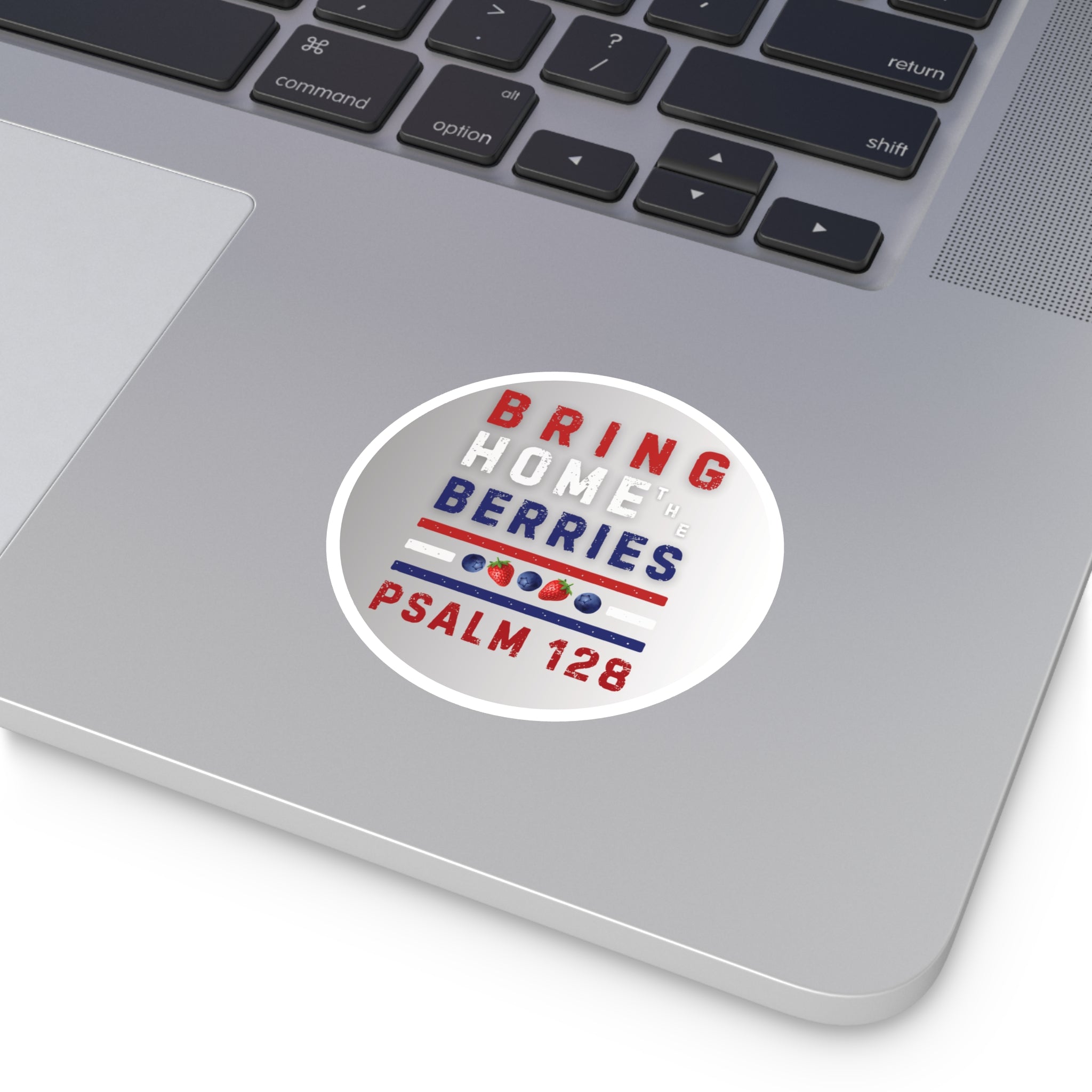 Round Sticker — BHtB PSLM 128 - RWB S&B - FD GR WHT