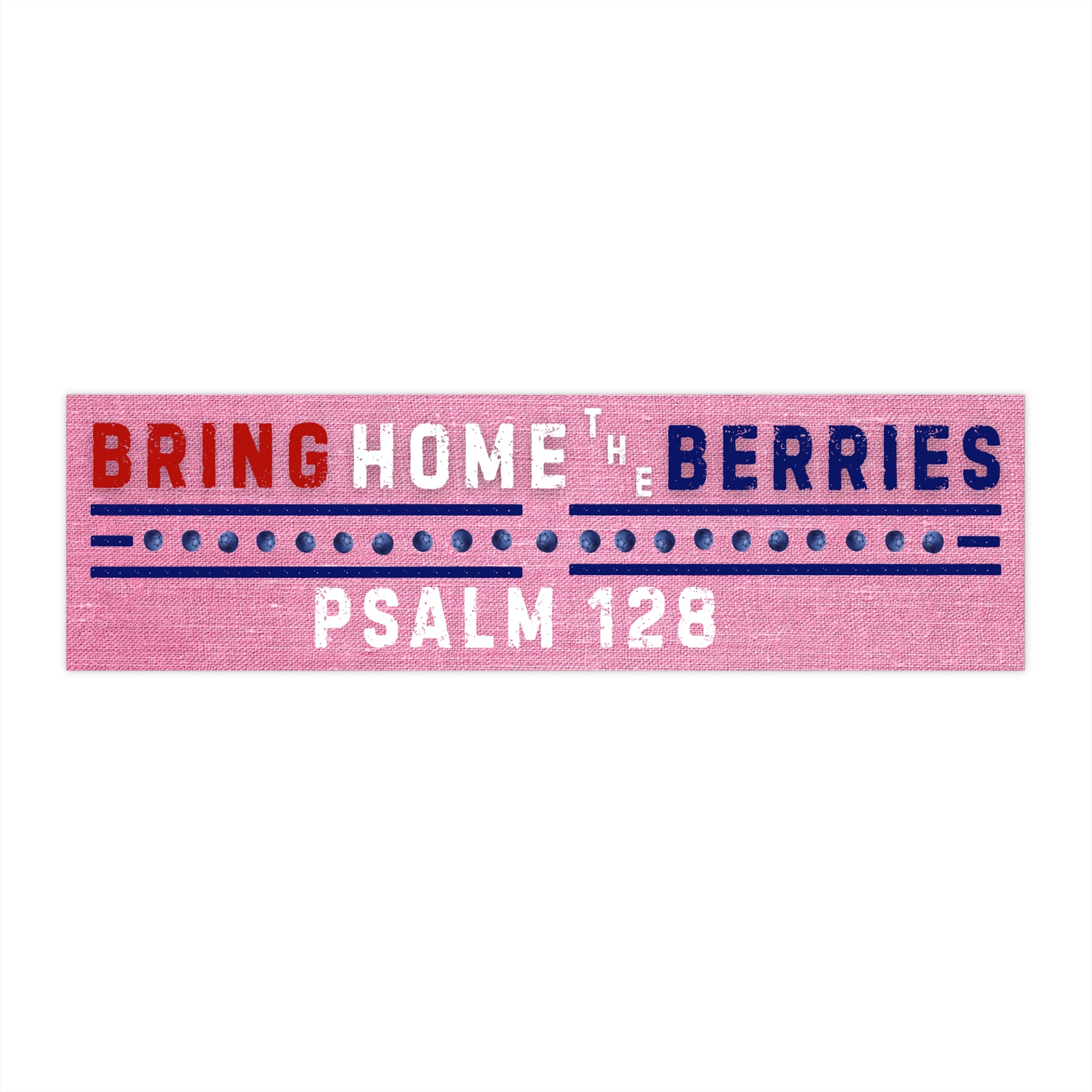 Bumper Sticker - BHtB PSLM 128 RWB w/ BB - RED FAB