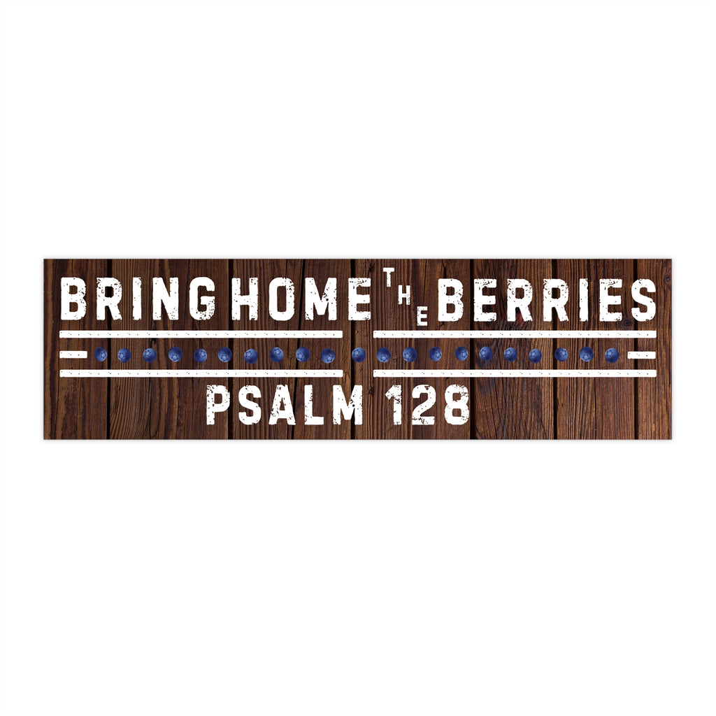 Bumper Sticker - BHtB PSLM 128 WHT w/ BB - WOOD