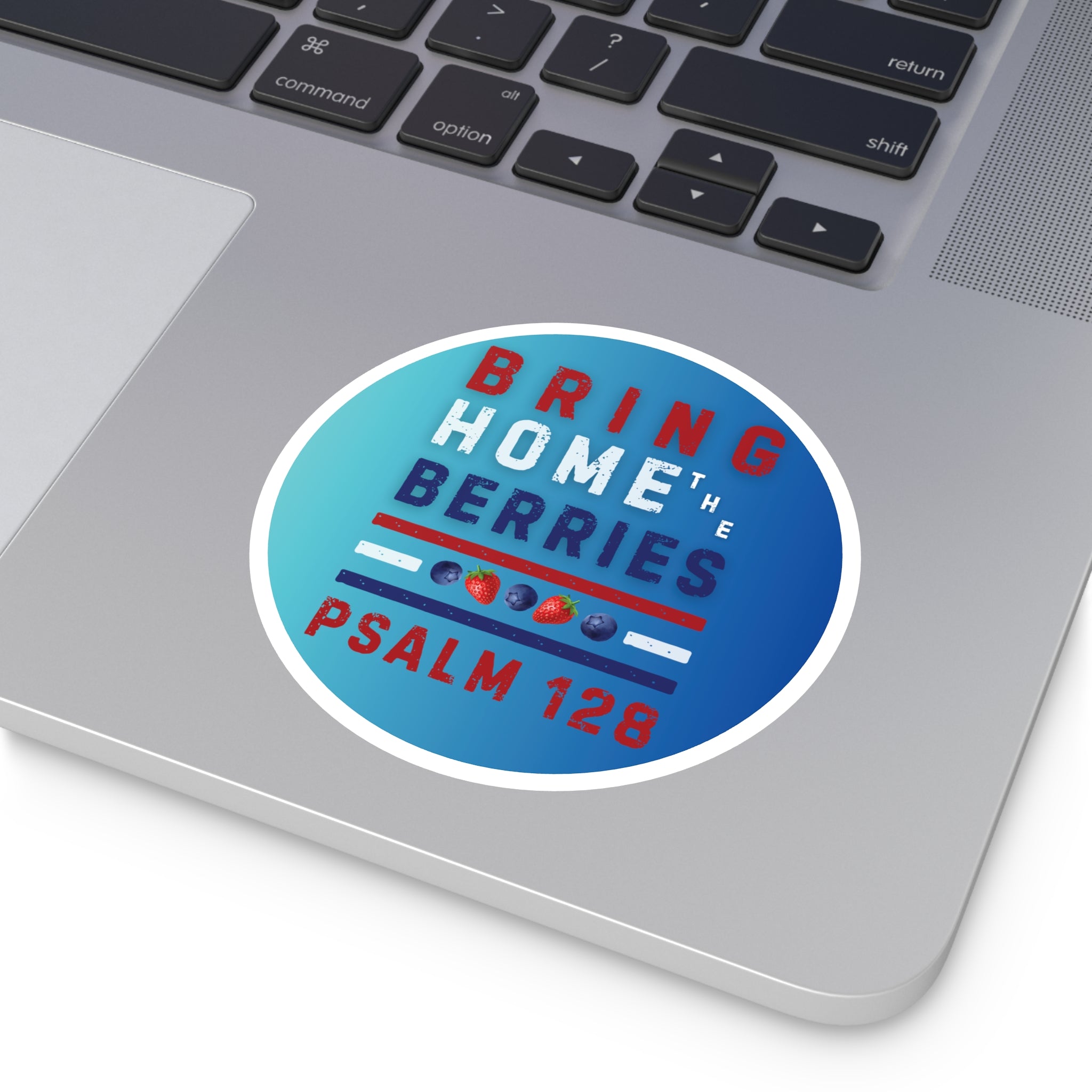 Round Sticker — BHtB PSLM 128 - RWB S&B - FD BLU