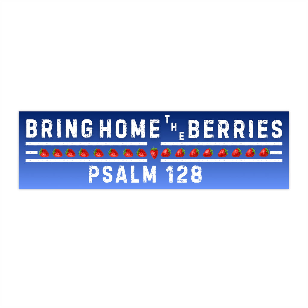 Bumper Sticker - BHtB PSLM 128 WHT w/ SB - BLU FADE