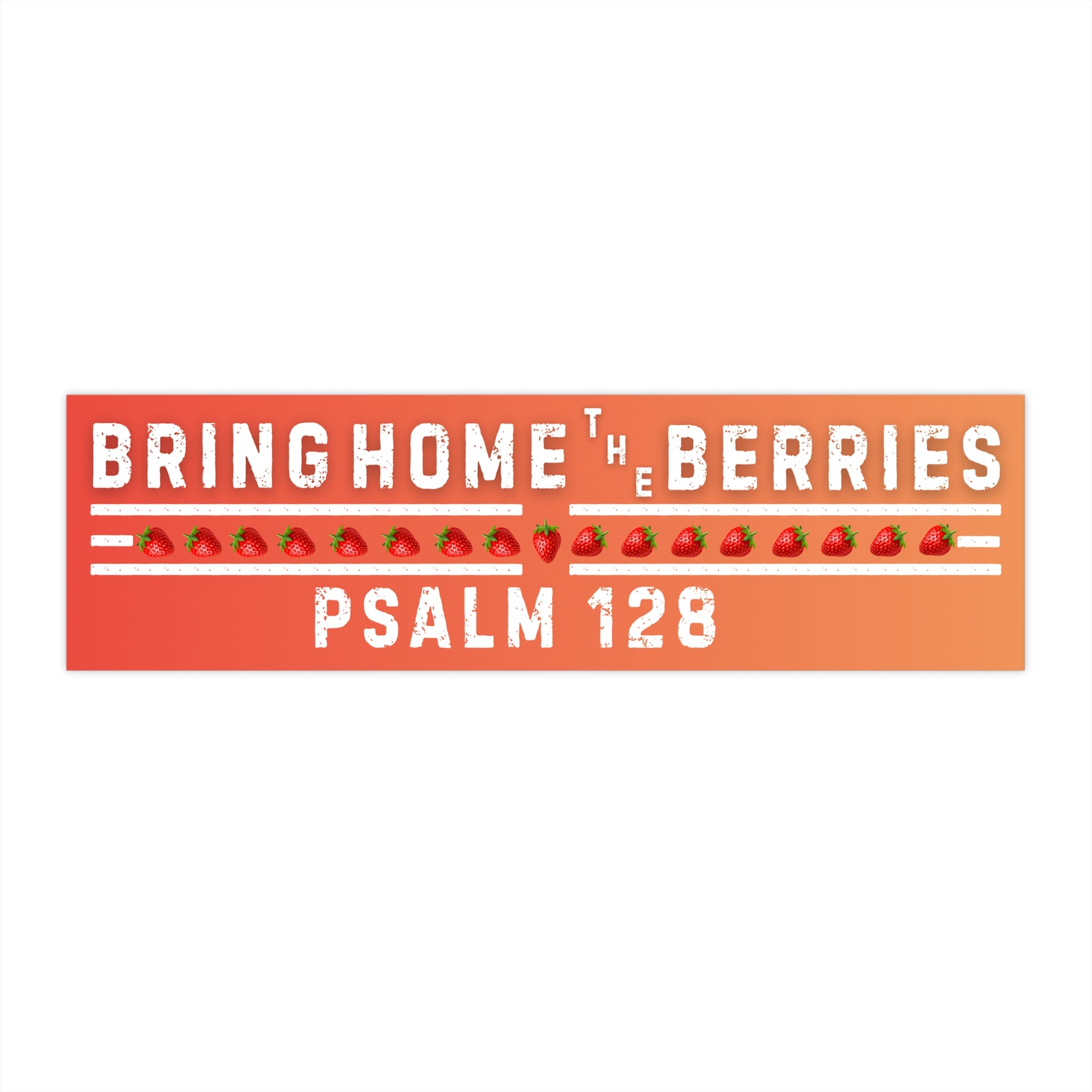 Bumper Sticker - BHtB PSLM 128 WHT w/ SB - PCH FADE