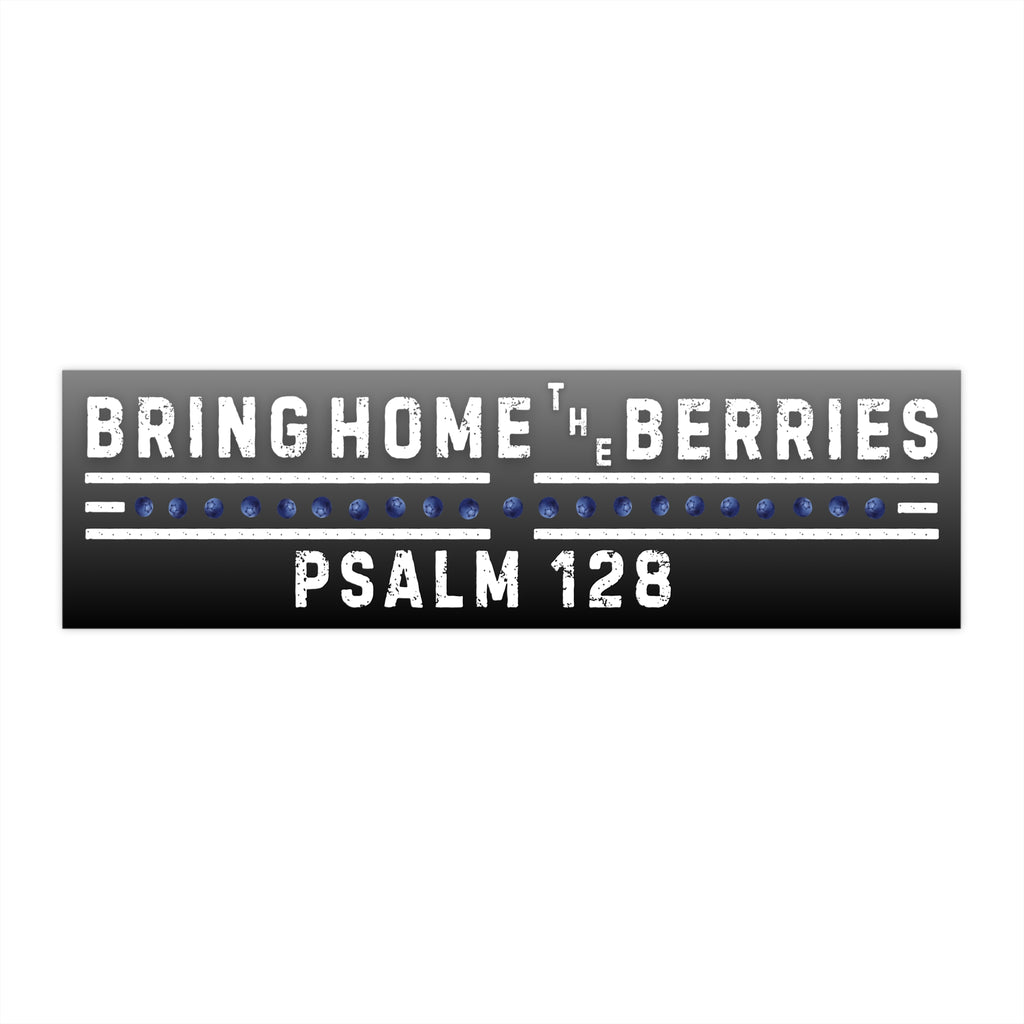 Bumper Sticker - BHtB PSLM 128 WHT w/ BB - GREY FADE