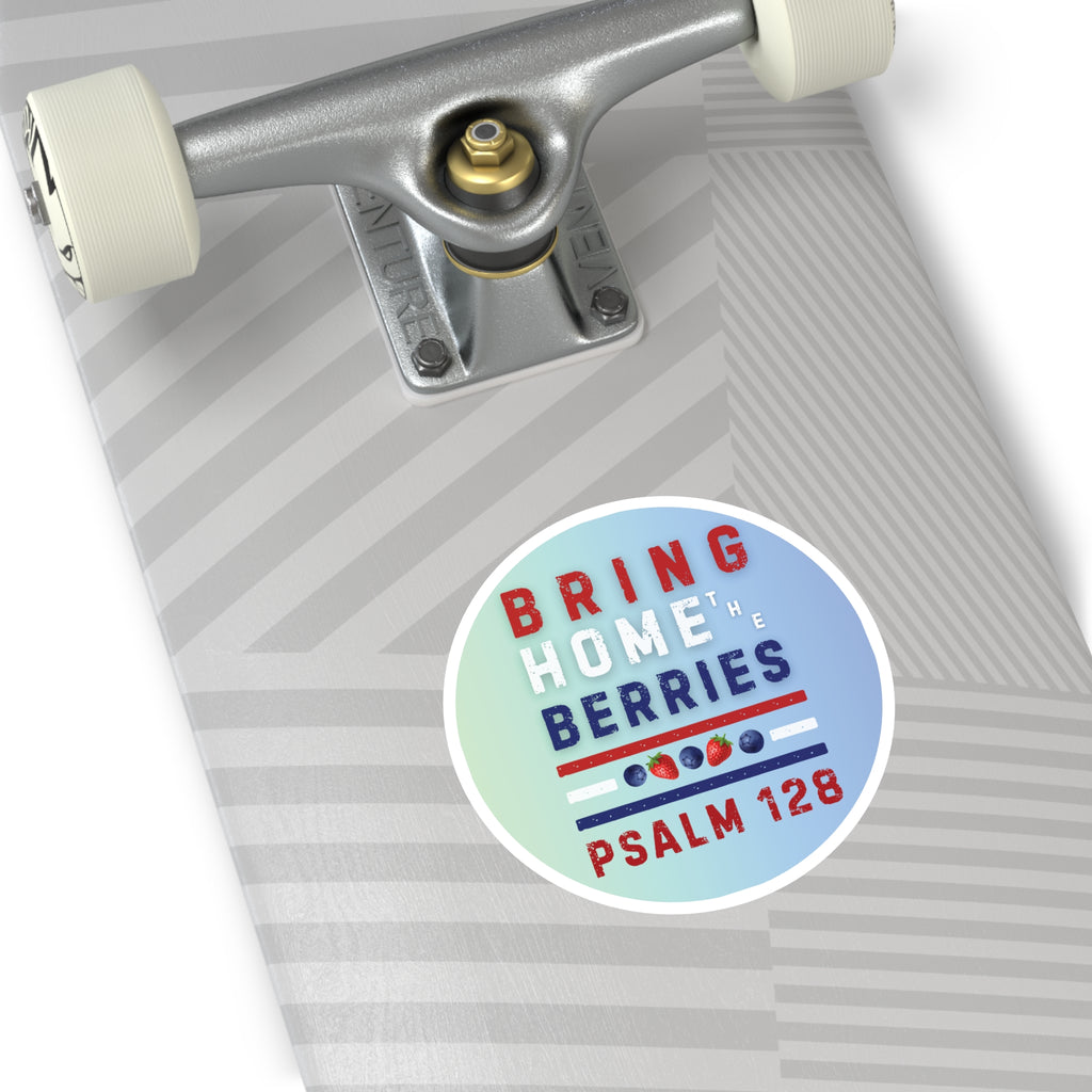 Round Sticker — BHtB PSLM 128 - RWB S&B - FD GR GRN BLU