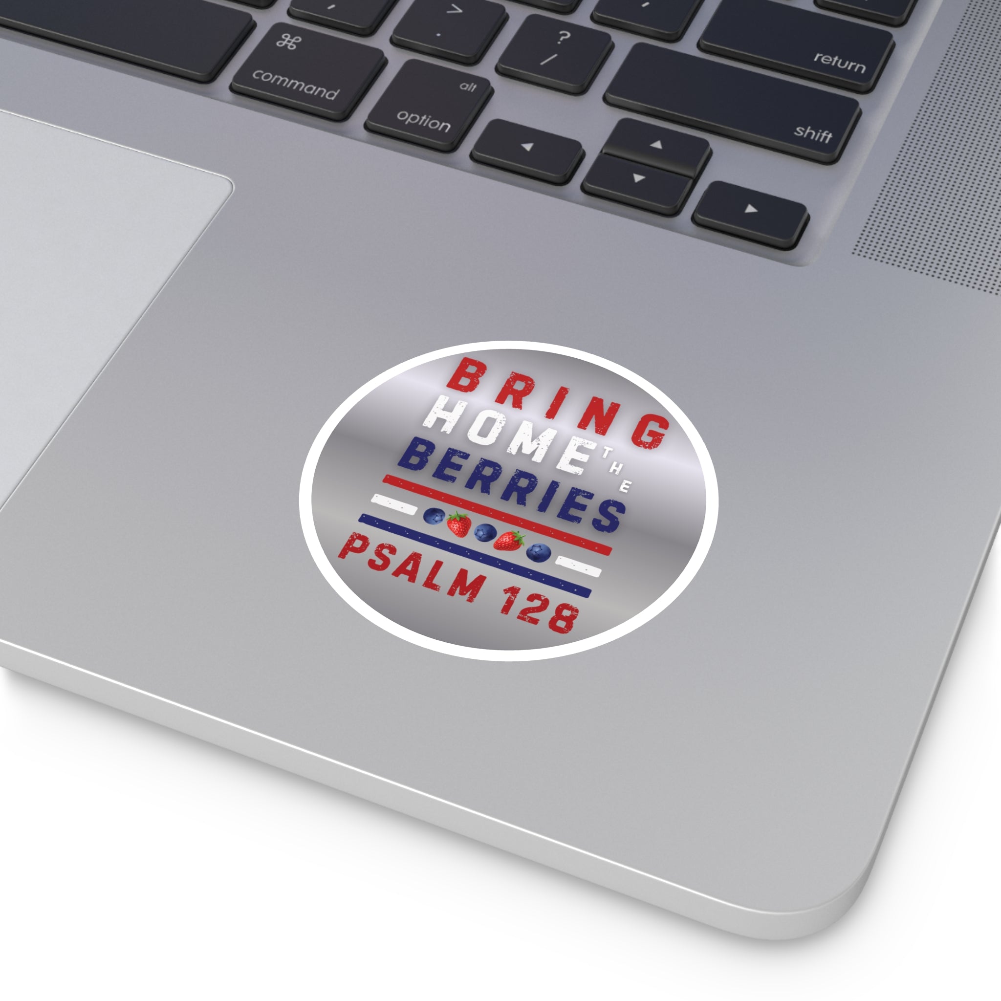 Round Sticker — BHtB PSLM 128 - RWB S&B - SLVR