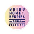 Round Sticker — BHtB PSLM 128 - BLU - FADE LT PNK YLW