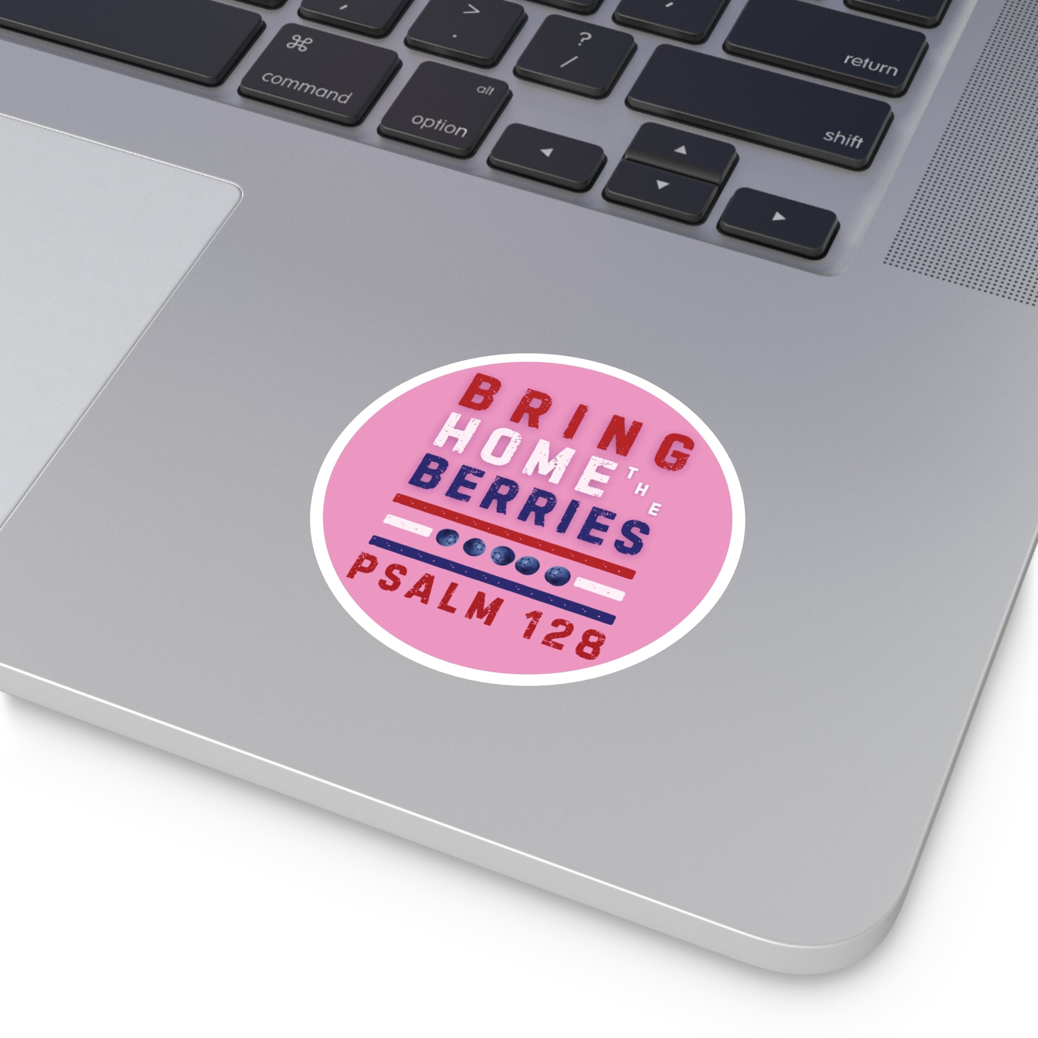 Round Sticker — BHtB PSLM 128 - RWB - PNK