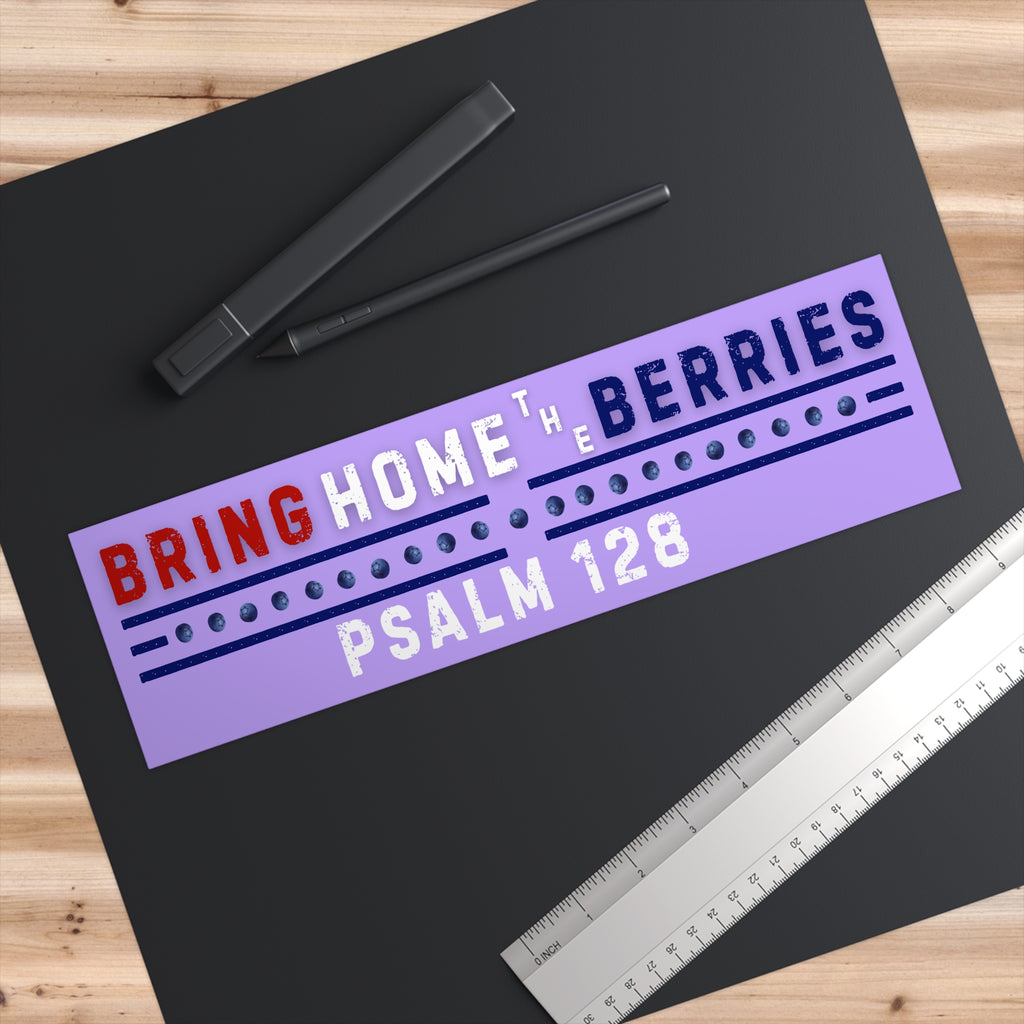 Bumper Sticker - BHtB PSLM 128 RWB w/ BB - LT PRPL