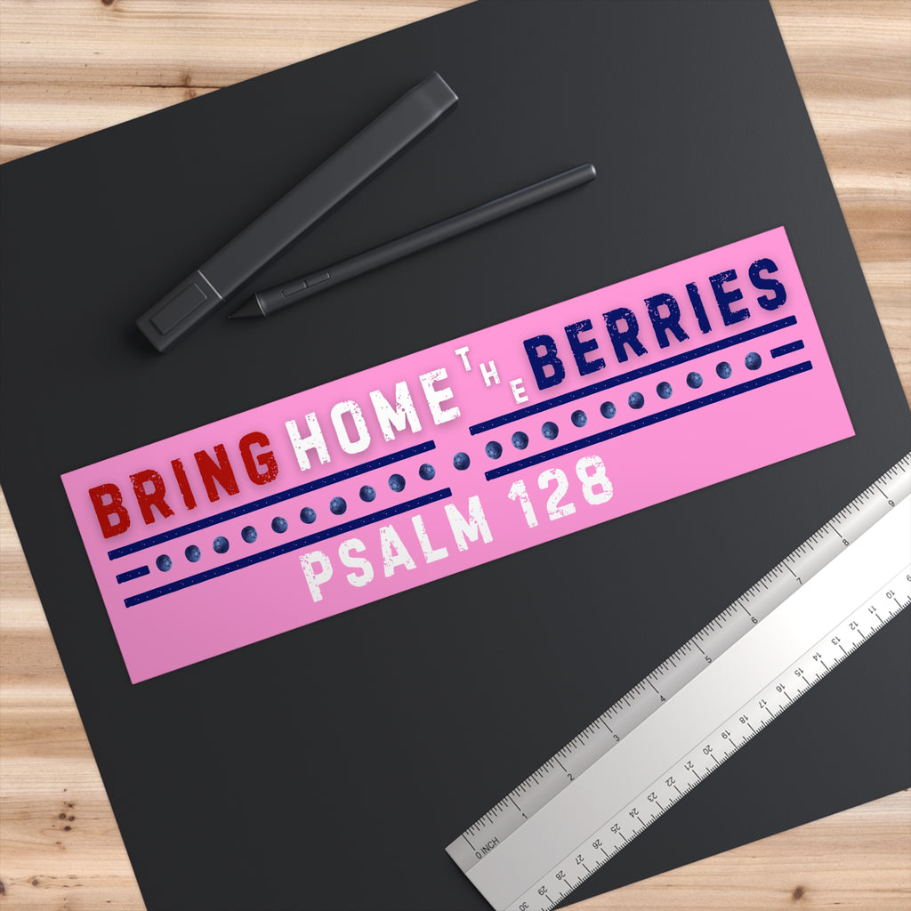 Bumper Sticker - BHtB PSLM 128 RWB w/ BB - LT PNK