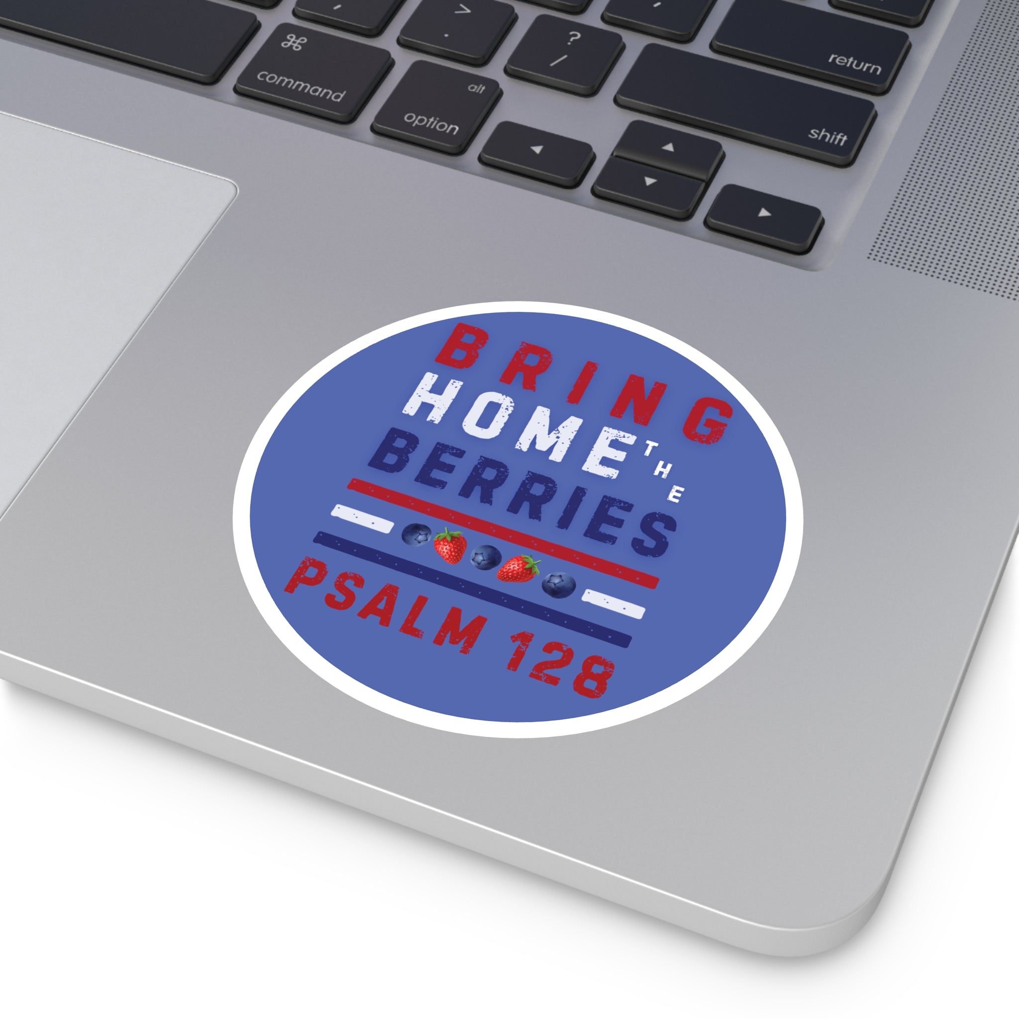 Round Sticker — BHtB PSLM 128 - RWB S&B - BLU