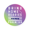 Round Sticker — BHtB PSLM 128 - WHT - FADE GRN PNK