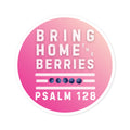 Round Sticker — BHtB PSLM 128 - WHT - FADE PNK