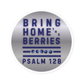 Round Sticker — BHtB PSLM 128 - BLU - SLVR