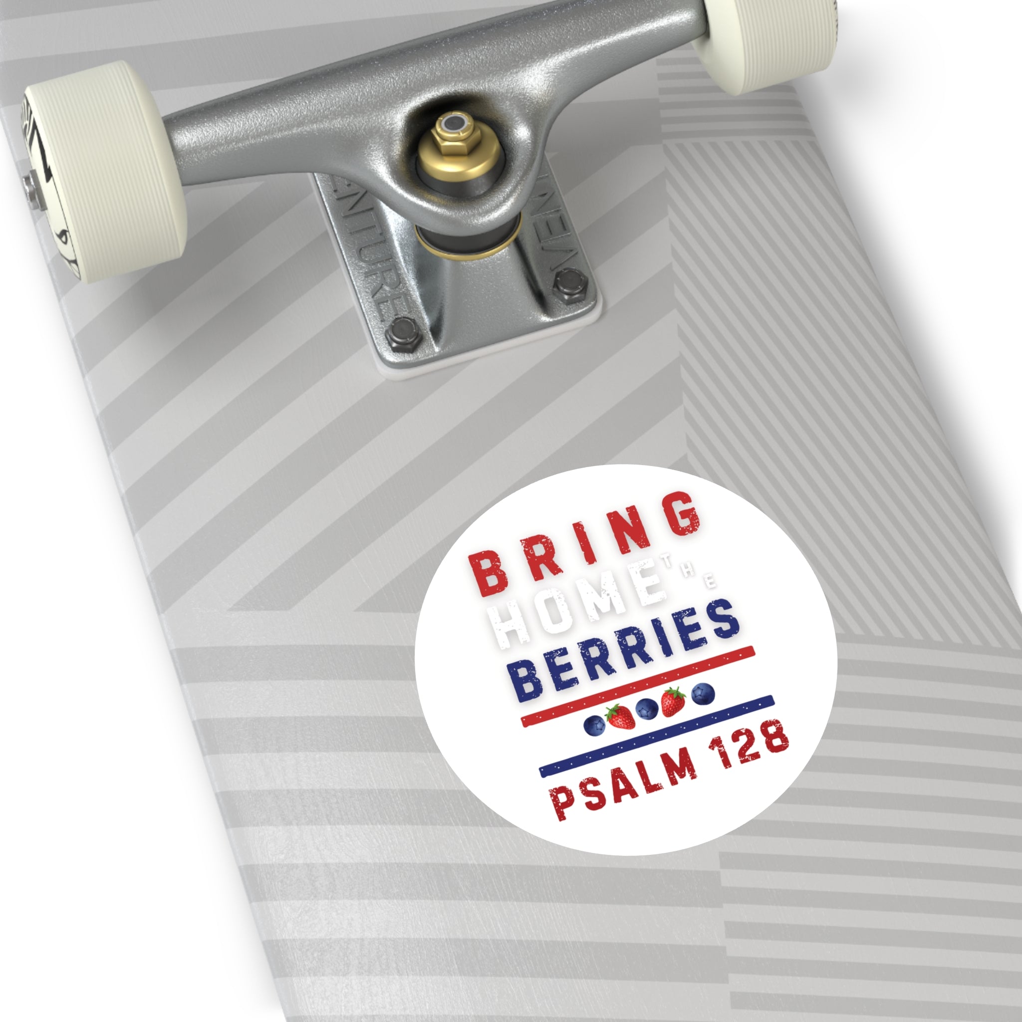 Round Sticker — BHtB PSLM 128 - RWB S&B - WHT