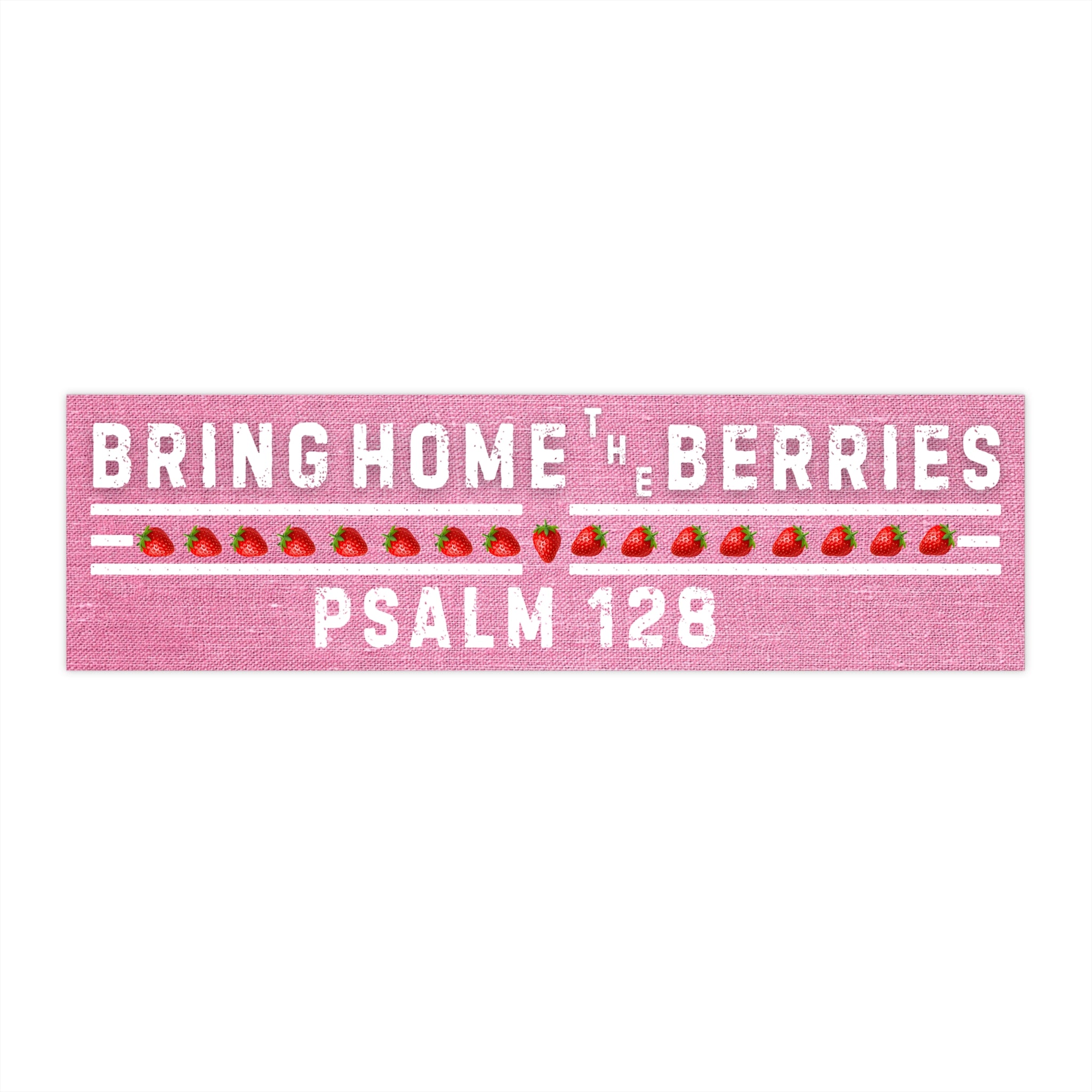 Bumper Sticker - BHtB PSLM 128 WHT w/ SB - RED FAB