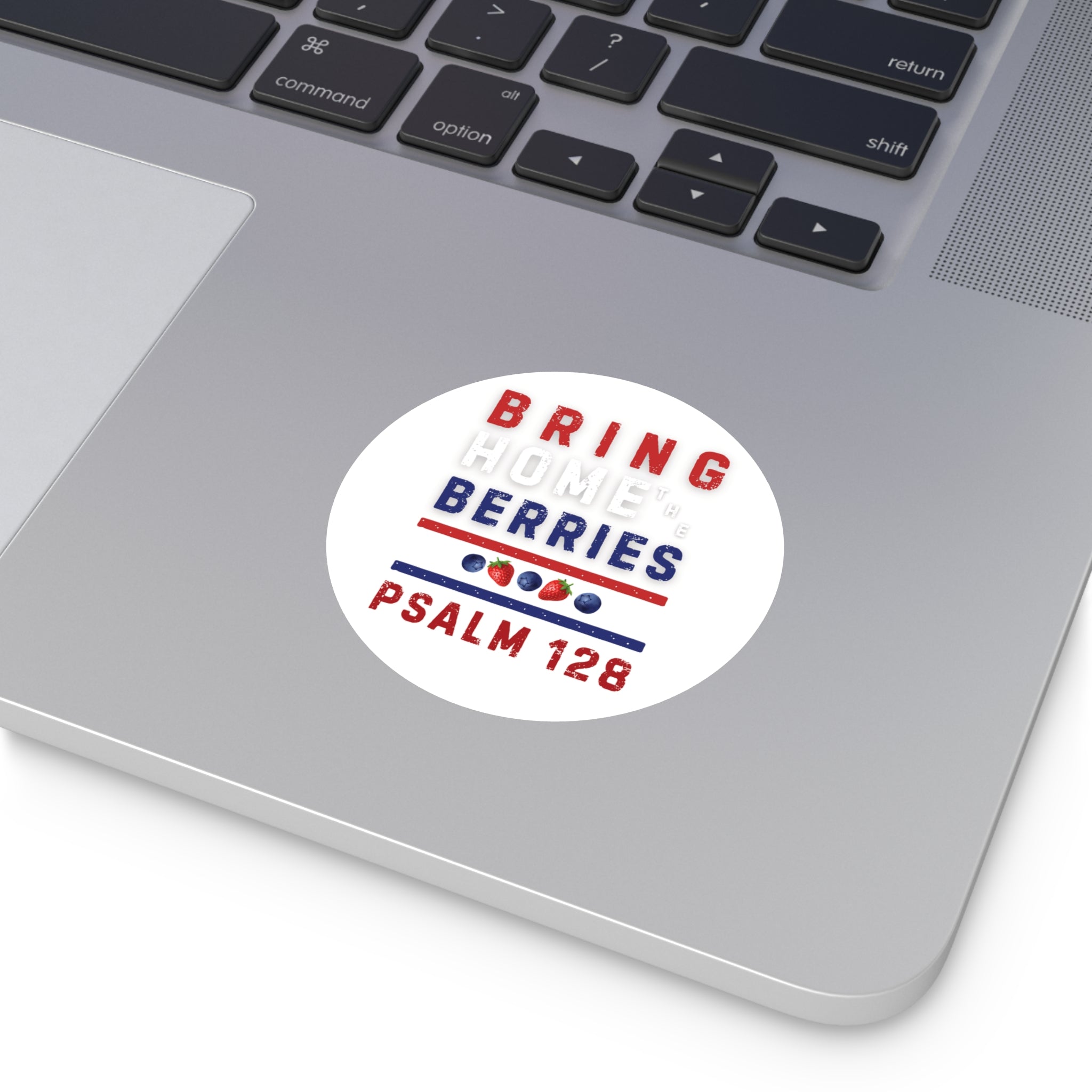 Round Sticker — BHtB PSLM 128 - RWB S&B - WHT