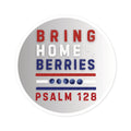 Round Sticker — BHtB PSLM 128 - RWB - FD GRAY WHT