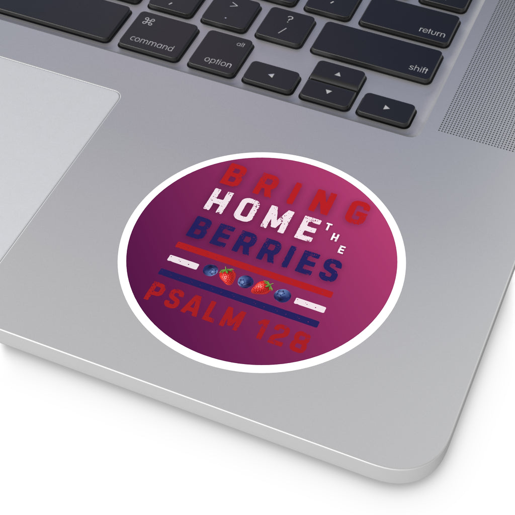 Round Sticker — BHtB PSLM 128 - RWB S&B - FD WINE
