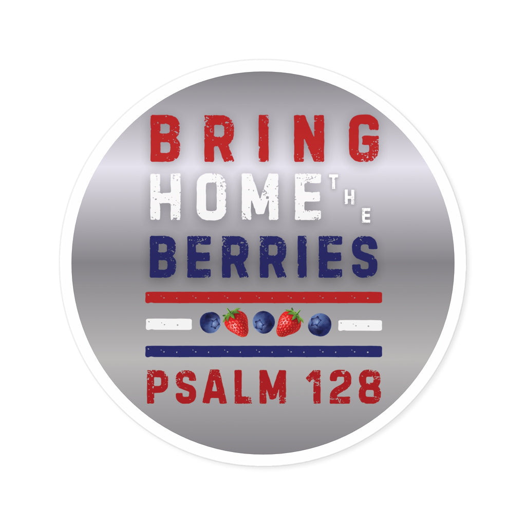 Round Sticker — BHtB PSLM 128 - RWB S&B - SLVR