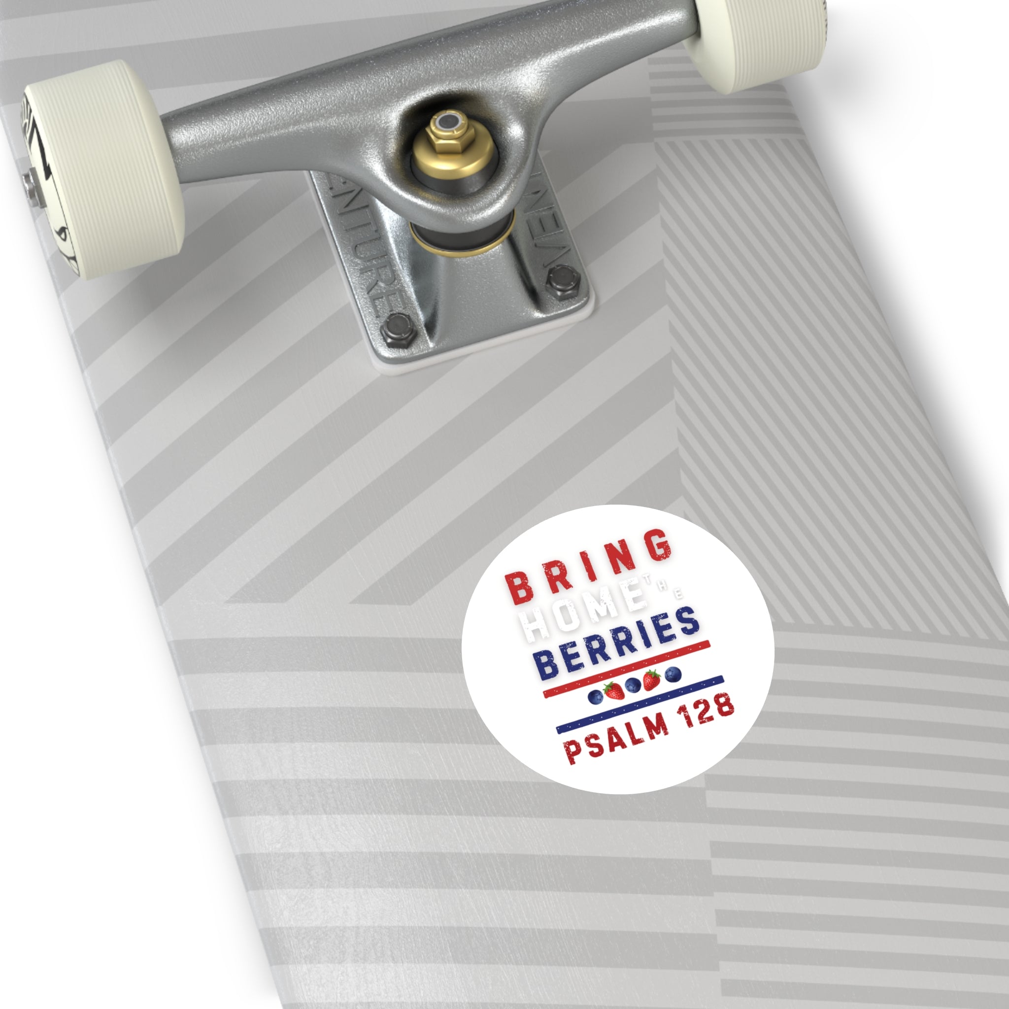 Round Sticker — BHtB PSLM 128 - RWB S&B - WHT