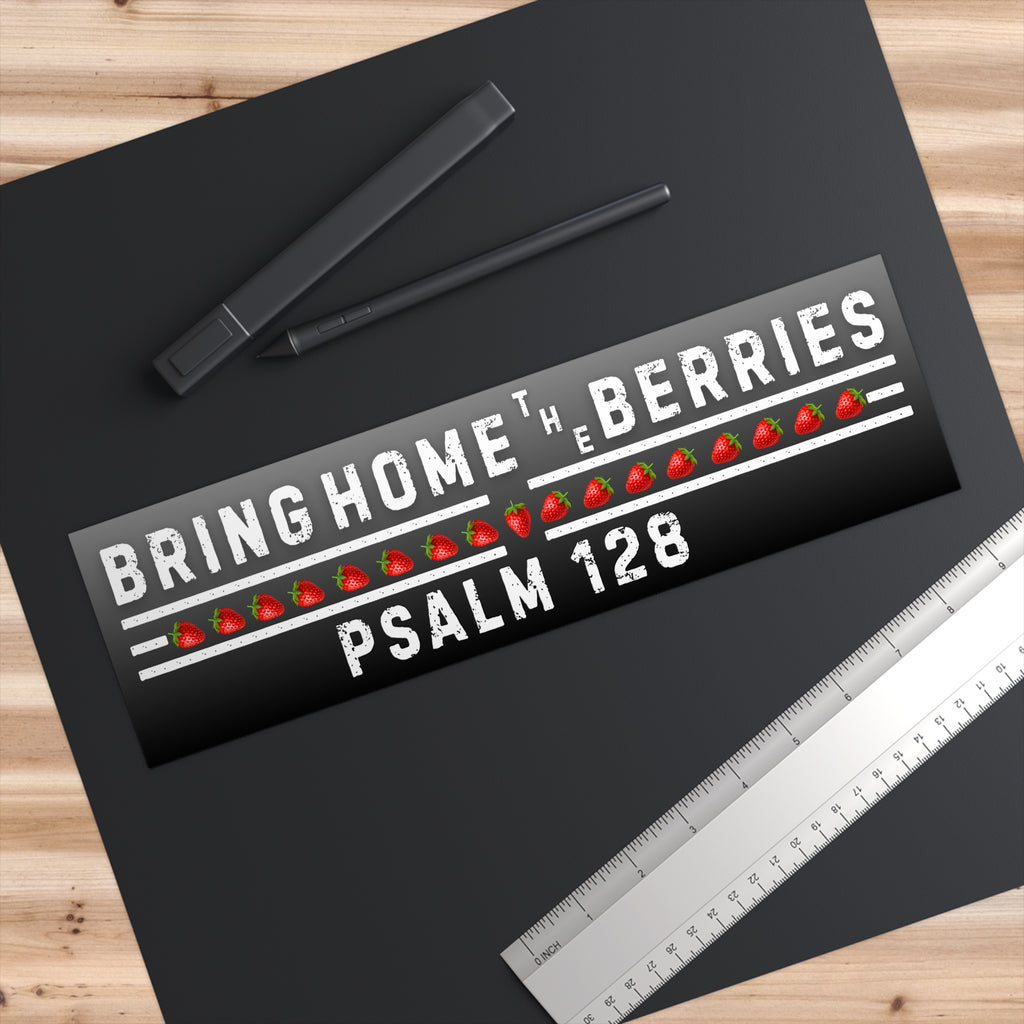 Bumper Sticker - BHtB PSLM 128 WHT w/ SB - GREY FADE