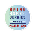 Round Sticker — BHtB PSLM 128 - RWB - FD LT GRN BLU