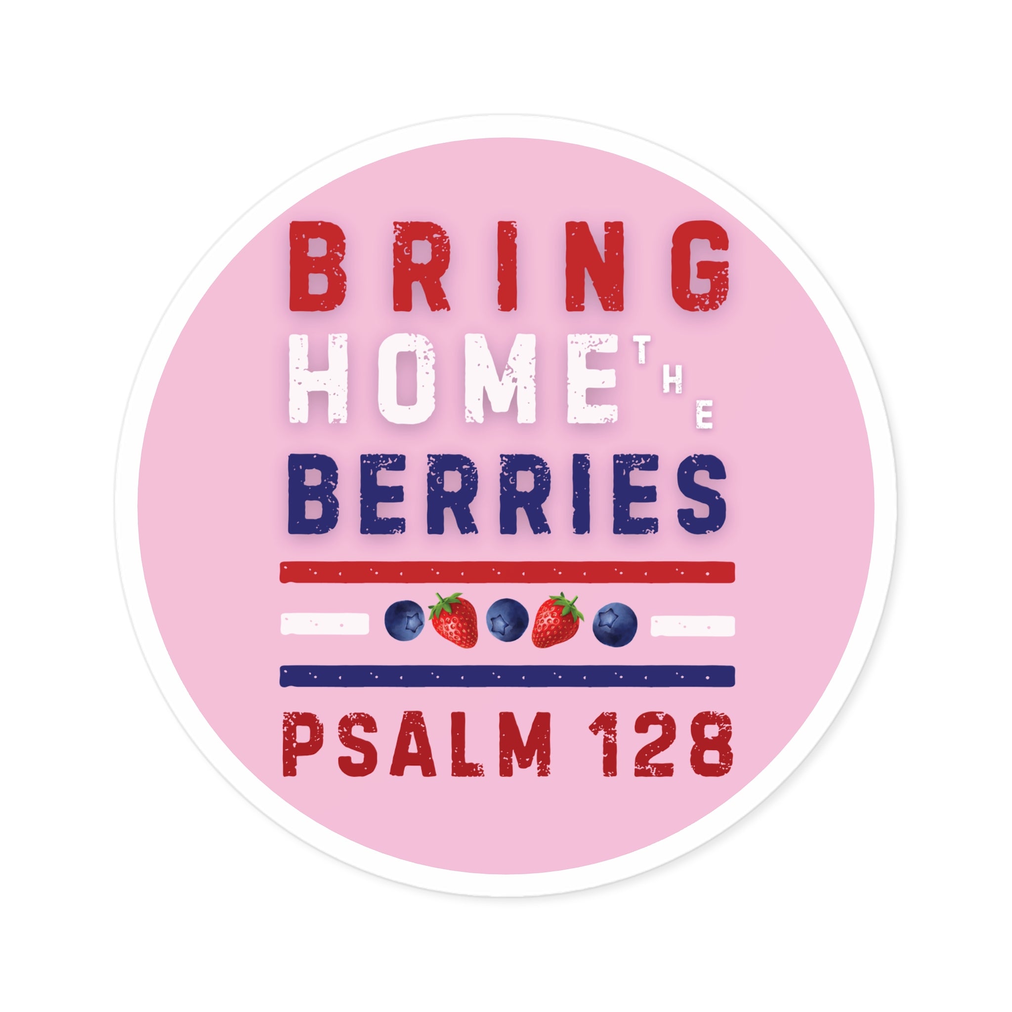 Round Sticker — BHtB PSLM 128 - RWB S&B - PNK