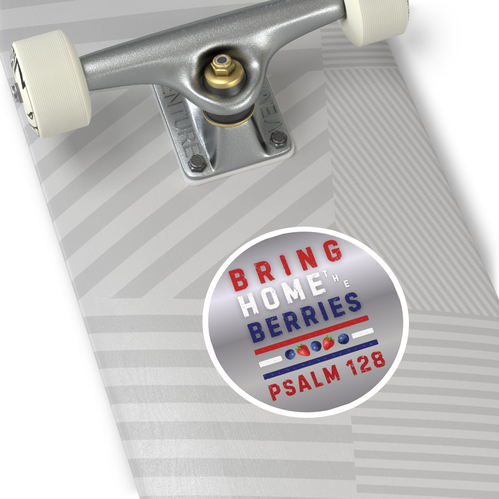 Round Sticker — BHtB PSLM 128 - RWB S&B - SLVR