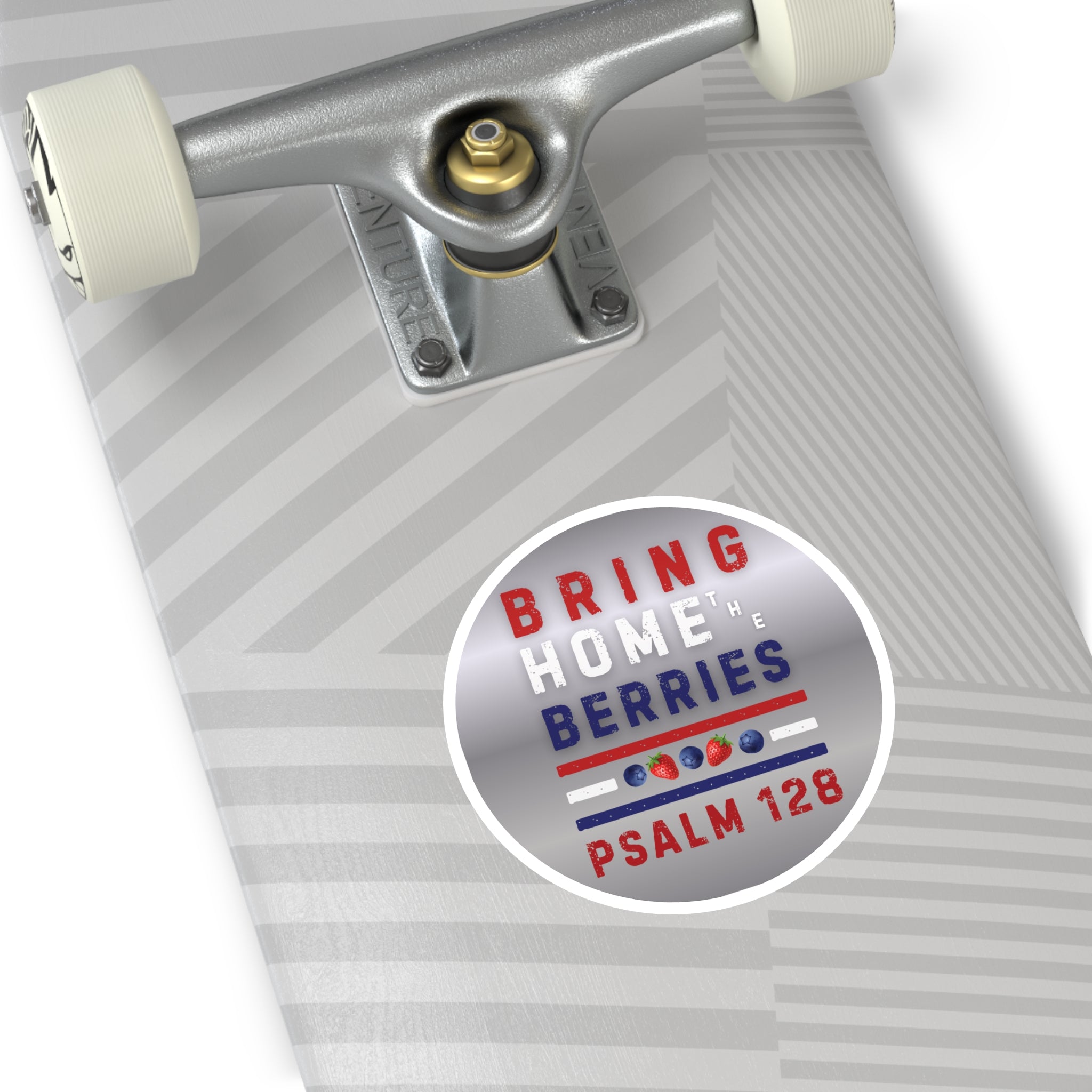 Round Sticker — BHtB PSLM 128 - RWB S&B - SLVR