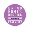 Round Sticker — BHtB PSLM 128 - WHT - LT PRPL