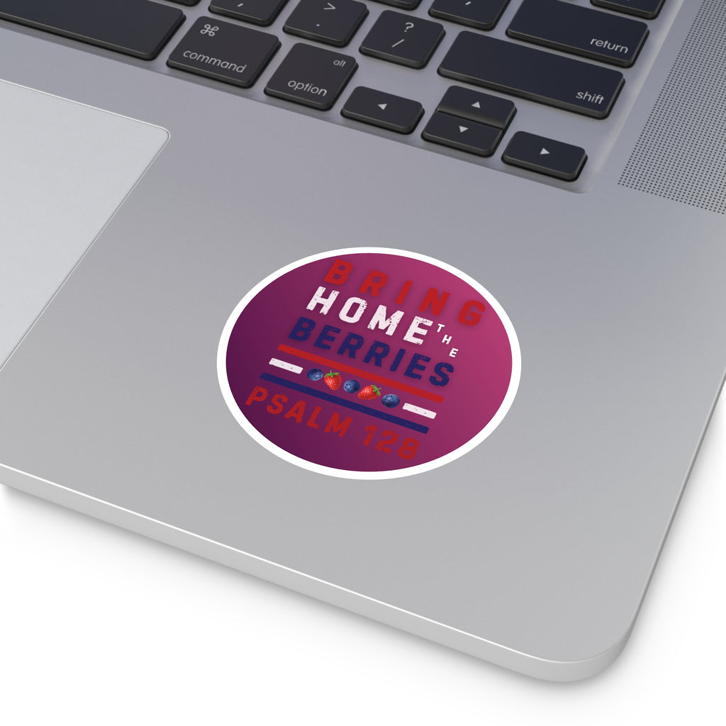 Round Sticker — BHtB PSLM 128 - RWB S&B - FD WINE
