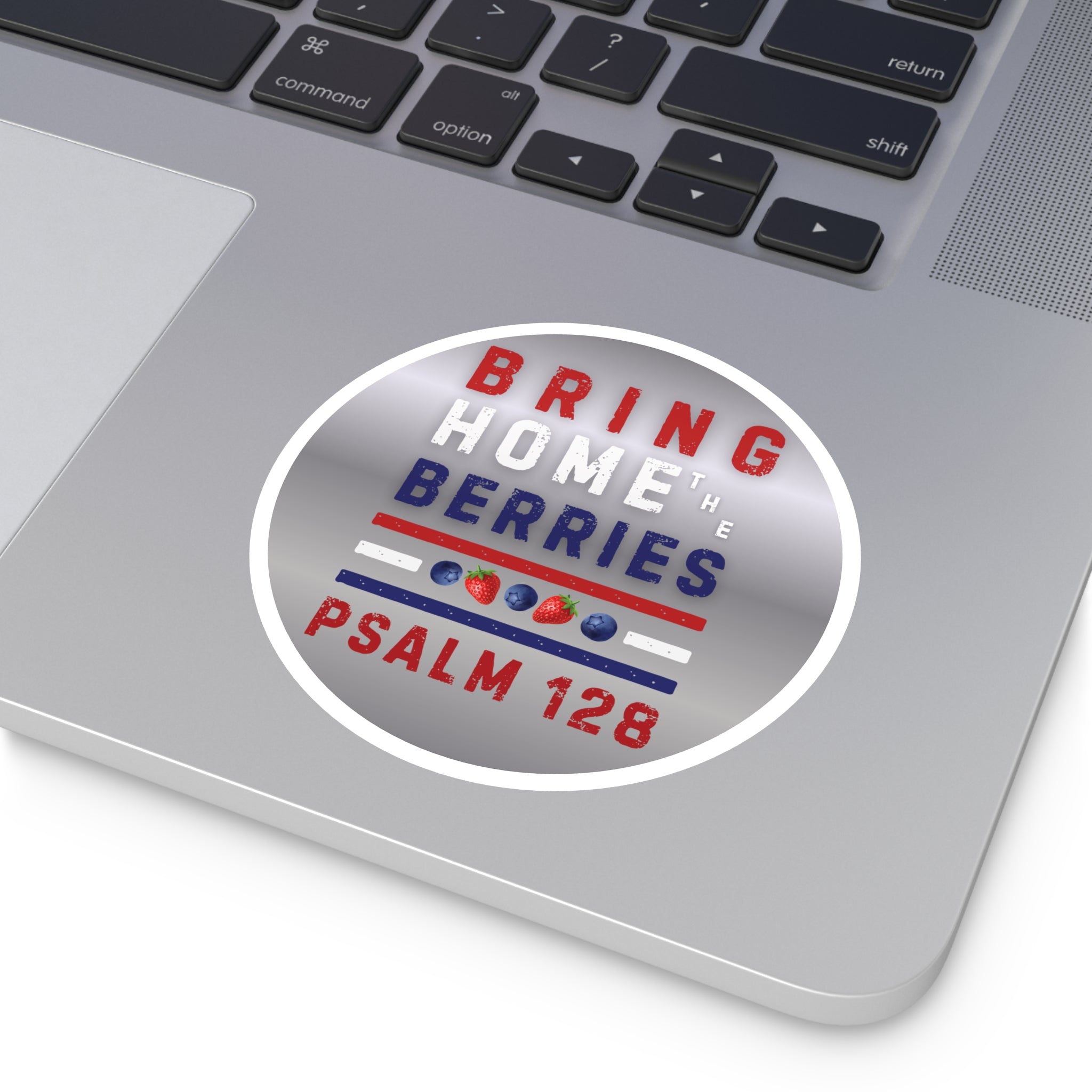 Round Sticker — BHtB PSLM 128 - RWB S&B - SLVR