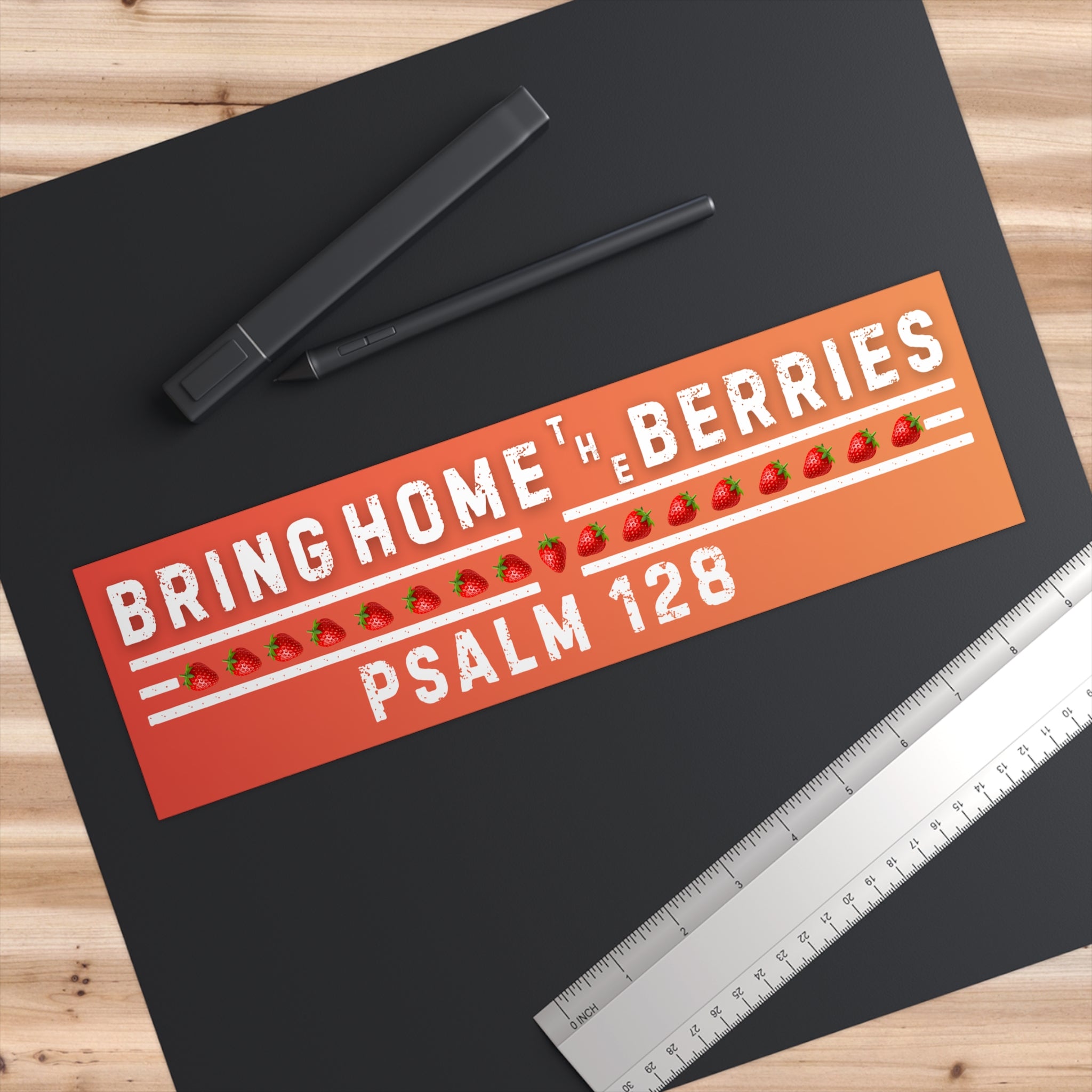 Bumper Sticker - BHtB PSLM 128 WHT w/ SB - PCH FADE