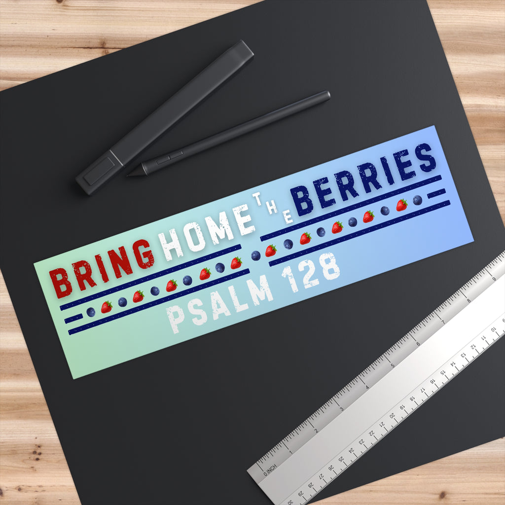 Bumper Sticker - BHtB PSLM 128 RWB - GRN BLU FADE