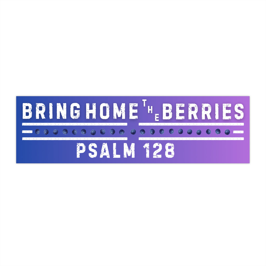 Bumper Sticker - BHtB PSLM 128 WHT w/ BB - BLU PRPL FADE