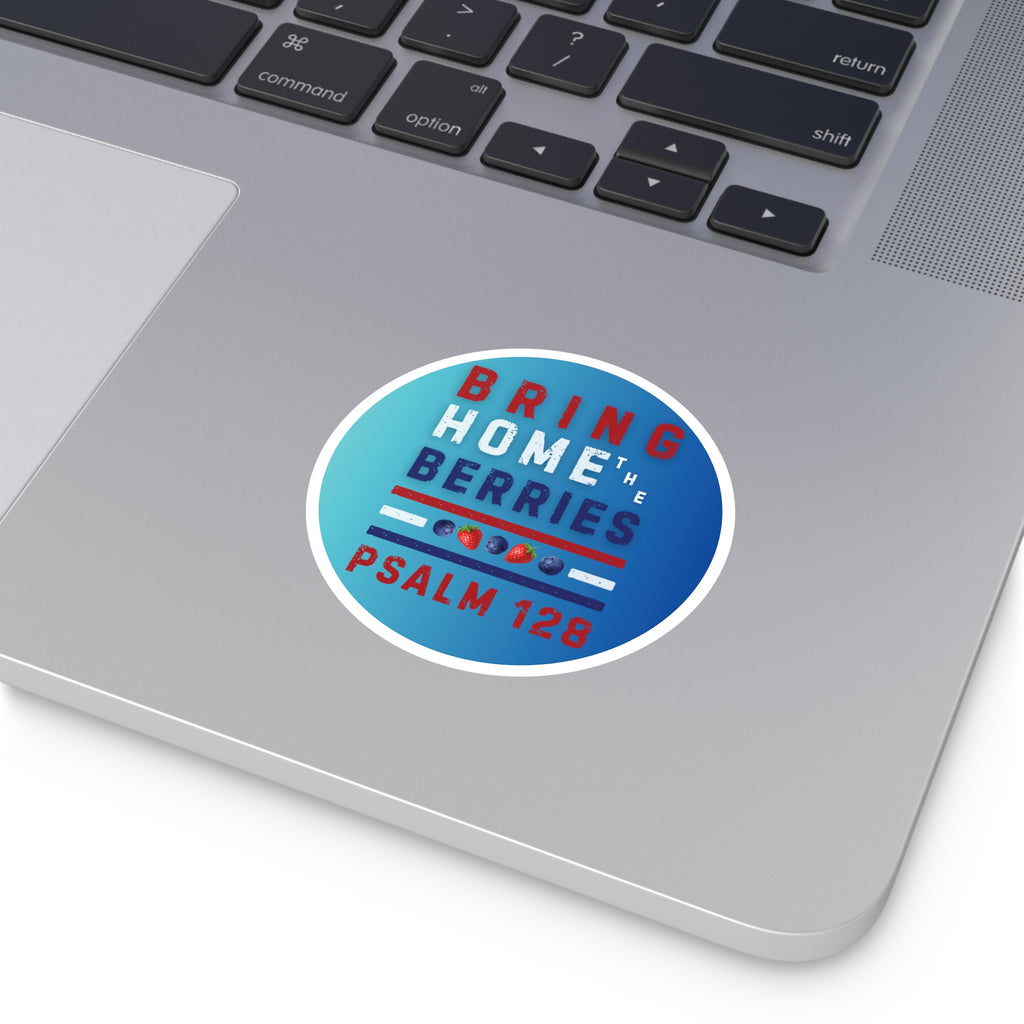 Round Sticker — BHtB PSLM 128 - RWB S&B - FD BLU